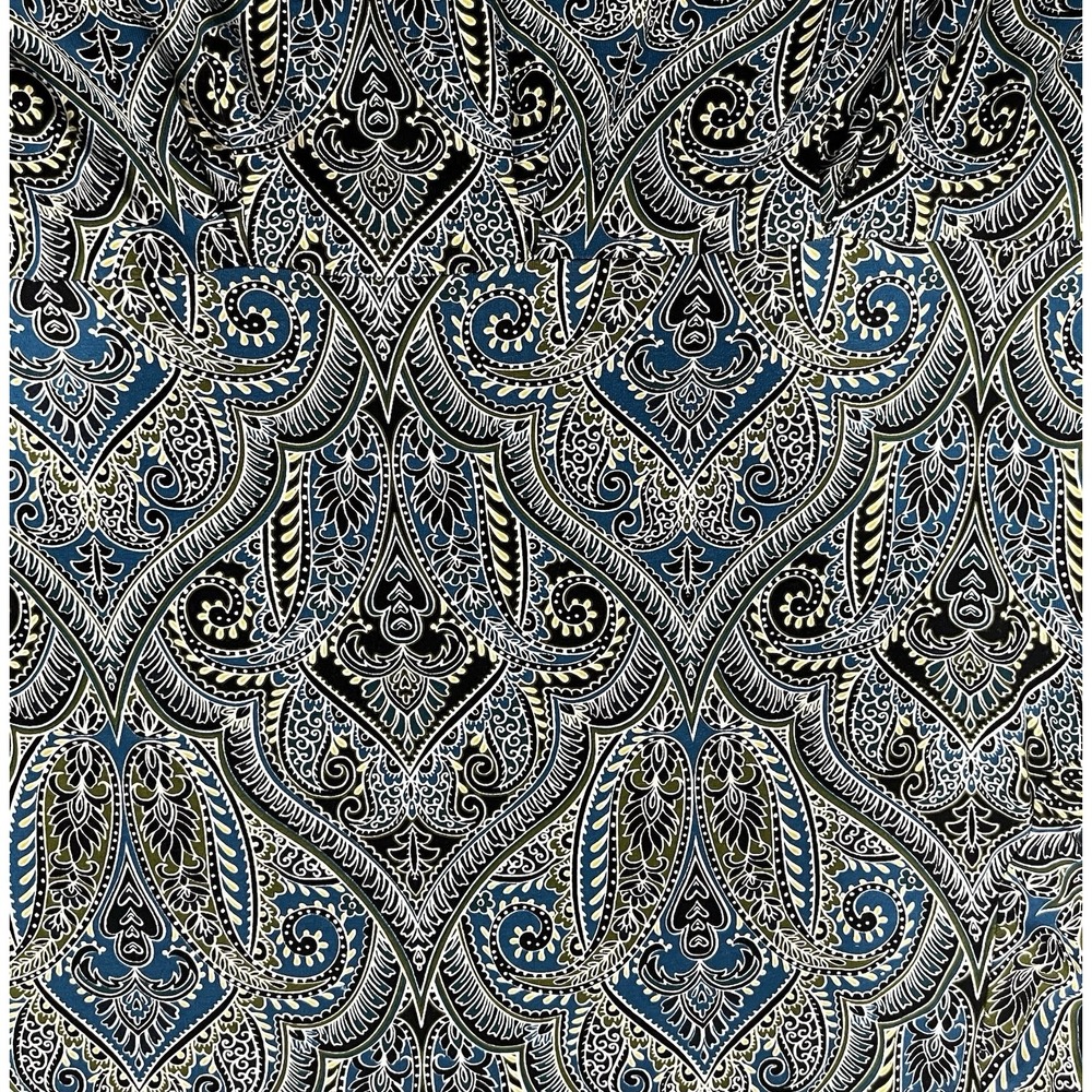 JJill Wearever Tunic Top Floral Paisley Shirt Sleeve Boho Cottagecore L - Picture 5 of 7